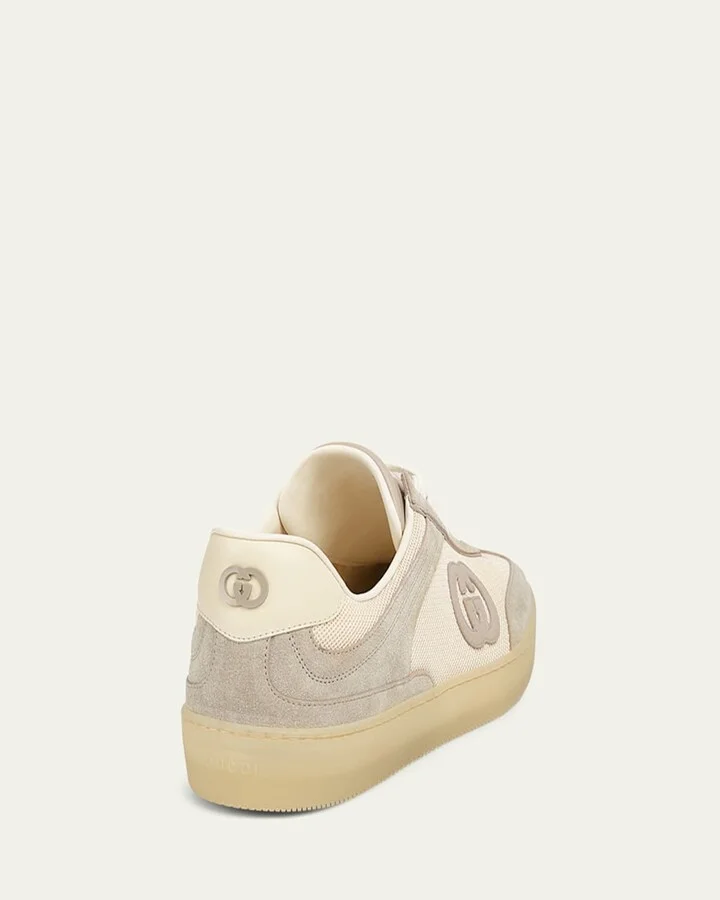 Men's G75 Interlocking G Low-Top Sneakers - Image 3