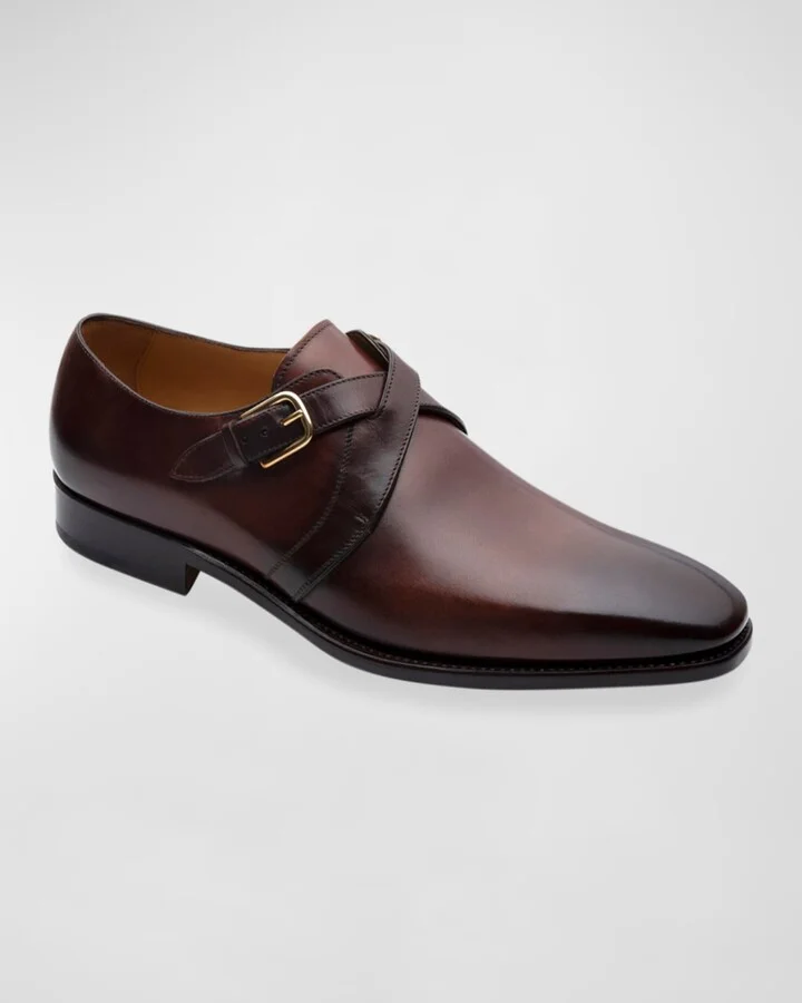 Men's Galante Cross-Strap Loafers - Image 2