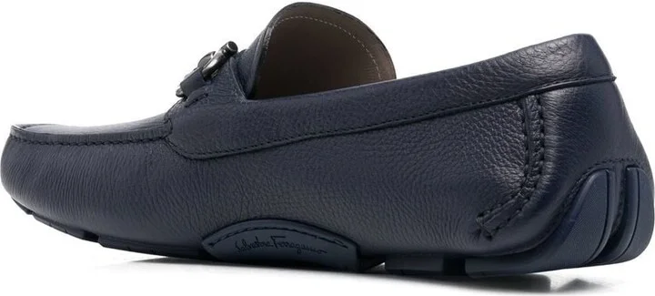 Men's Gancini-Buckle Loafers - Image 2