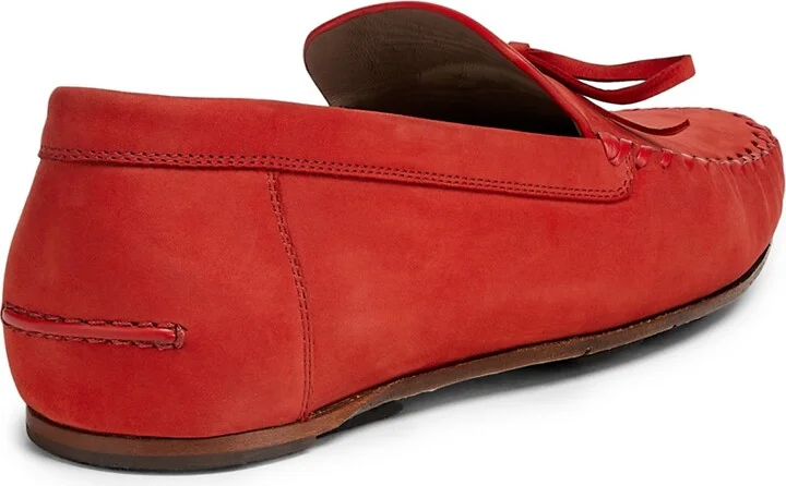 Men's Gargano Suede Loafers - Dark Red - Size 11 - Image 3
