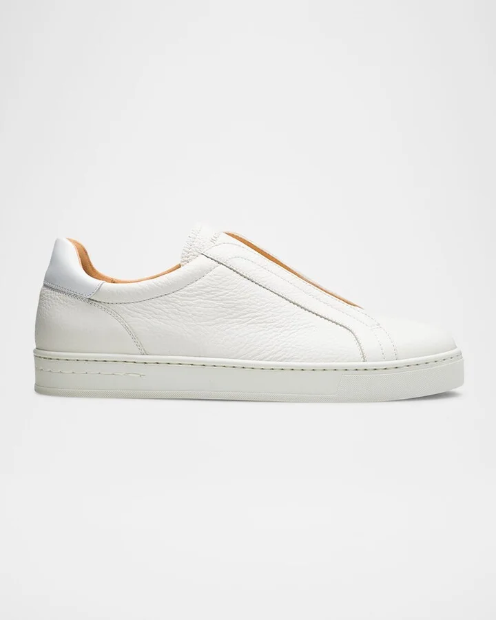 Men's Gasol Leather Slip-On Sneakers