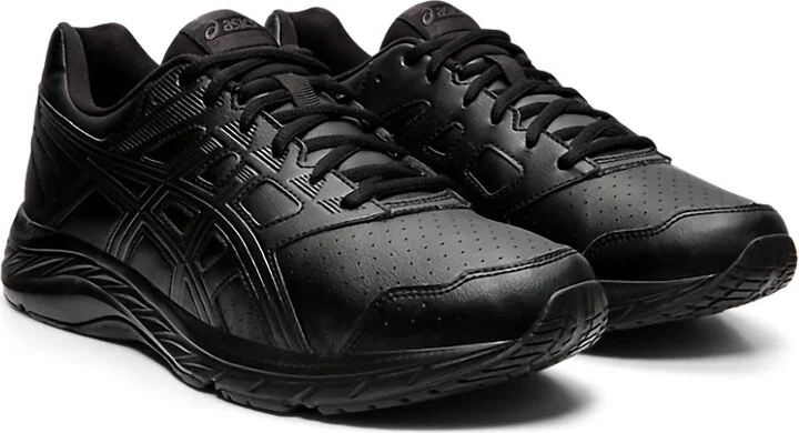Men's Gel-Contend 5 Synthetic Leather In Black/graphite Grey