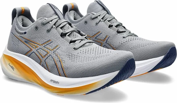 Men's Gel-Nimbus 26 Running Shoes In Sheet Rock/thunder Blue