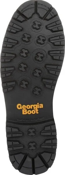 Men's Georgia Boot AMP LT Logger Low Heel Waterproof Work Boot Size 12(Wide) - Image 2