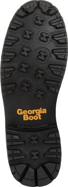 Men's Georgia Boot AMP LT Logger Low Heel Waterproof Work Boot Size - Image 4