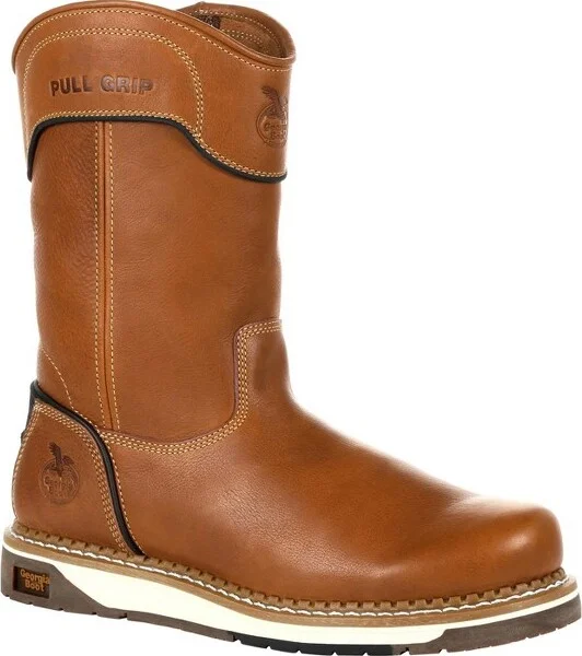Men's Georgia Boot AMP LT Wedge Pull On Work Boot Size