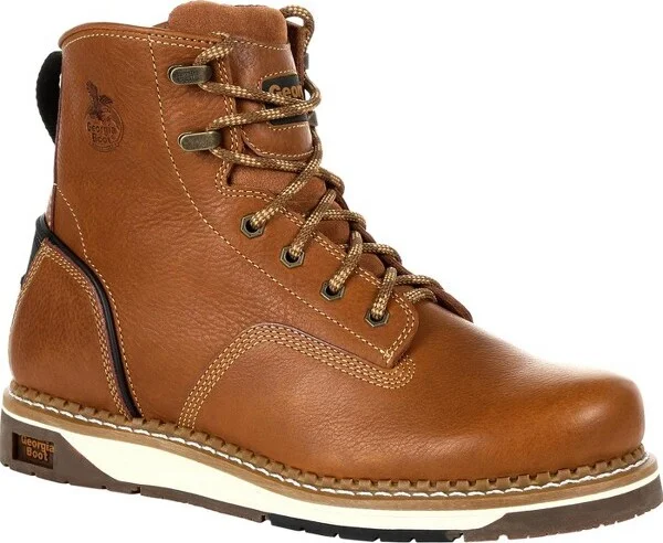 Men's Georgia Boot AMP LT Wedge Work Boot Size 9.5(Wide)