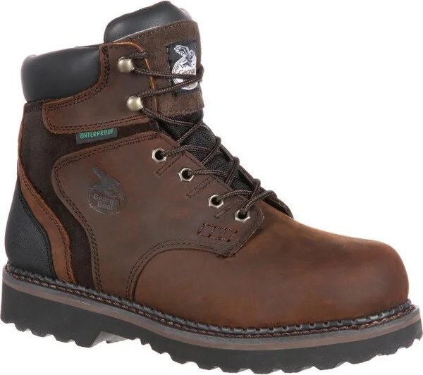 Men's Georgia Boot Brookville Waterproof Work Boot Size