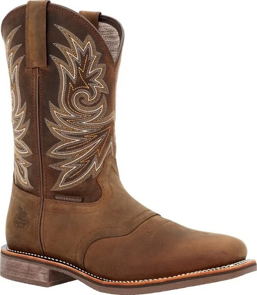 Men's Georgia Boot Carbo-Tec Elite Waterproof Western Work Boot Size 14(Wide)