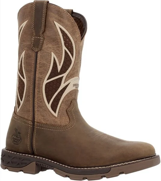 Men's Georgia Boot Carbo-Tec FLX Pull-on with InsulKul™ Work Boot Size