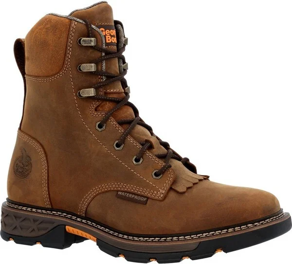 Men's Georgia Boot Carbo-Tec FLX Waterproof Lacer Work Boot Size 11.5(Wide)