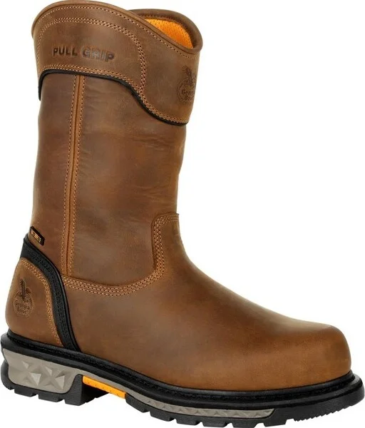 Men's Georgia Boot Carbo-Tec LTX Waterproof Composite Toe Pull On Boot Size