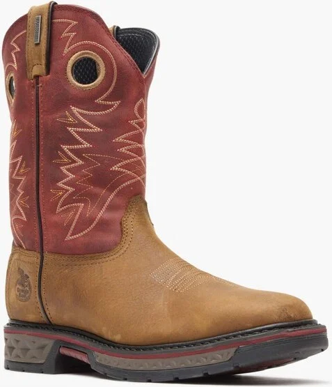 brown and red