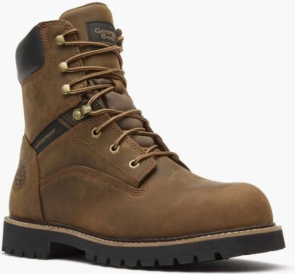 Men's Georgia Boot Core 37 Steel Toe Waterproof Work Boot Size 11.5(Wide)