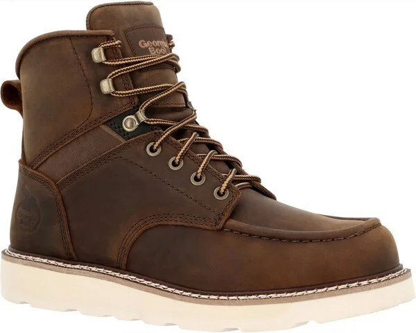 Men's Georgia Boot Core 37 Wedge Steel Toe Work Boot Size
