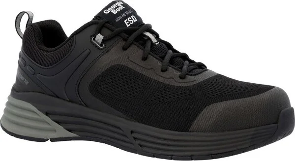 Men's Georgia Boot DuraBlend Sport Composite Toe Athletic Work Shoe Size