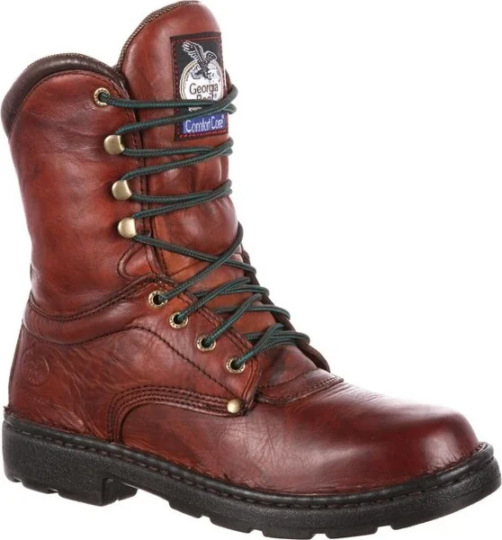 Men's Georgia Boot Eagle Light Work Boot Size
