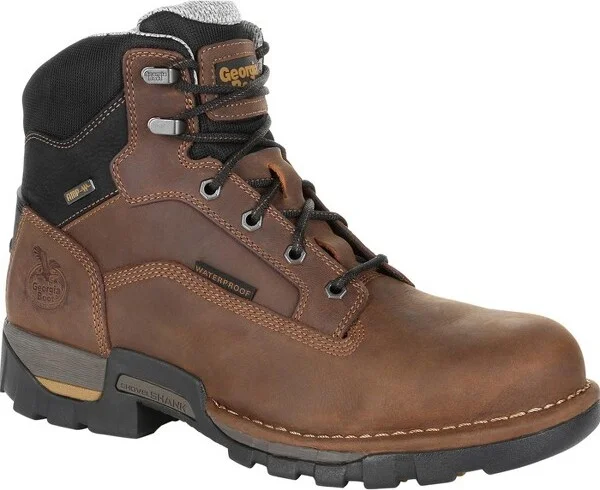Men's Georgia Boot Eagle One Steel Toe Waterproof Work Boot Size