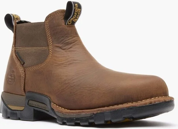 Men's Georgia Boot Eagle One Waterproof Chelsea Work Boot Size