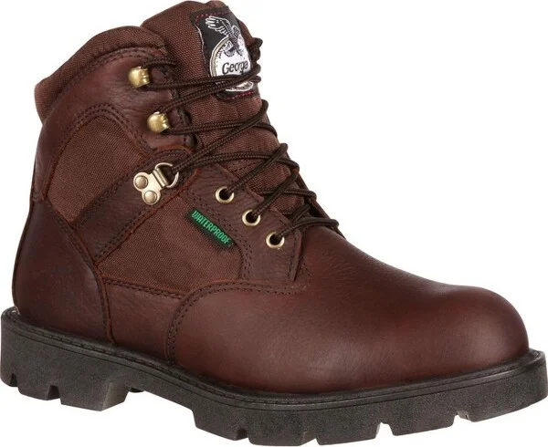 Men's Georgia Boot Homeland Waterproof Work Boot Size 11.5(Wide)