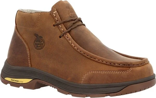 Men's Georgia Boot Men's Athens SuperLyte Waterproof Wallabe Size 11.5(Wide)