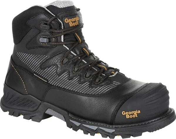 Men's Georgia Boot Rumbler Composite Toe Waterproof Hiker Size 9(Wide)