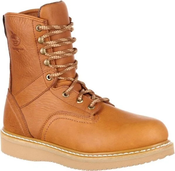 Men's Georgia Boot Wedge Steel Toe Work Boot Size