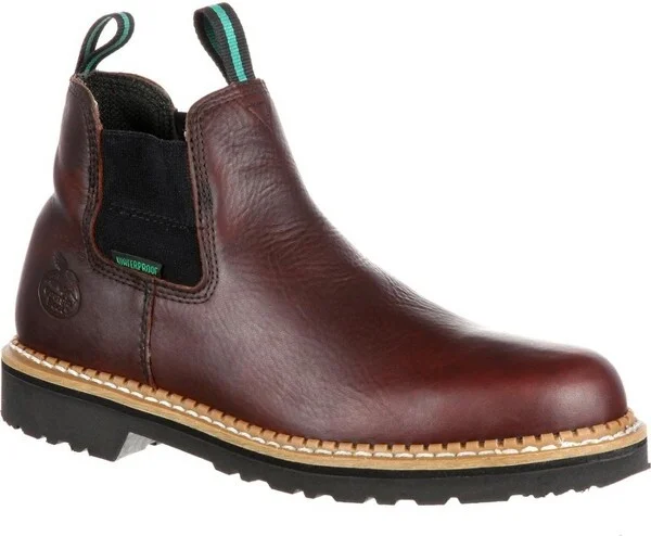 Men's Georgia Giant High Romeo Waterproof Steel Toe Boot Size