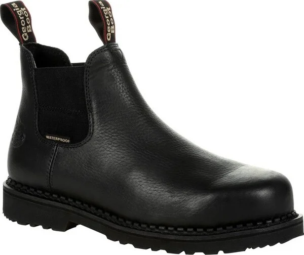 Men's Georgia Giant Revamp Waterproof Chelsea Work Boot Size