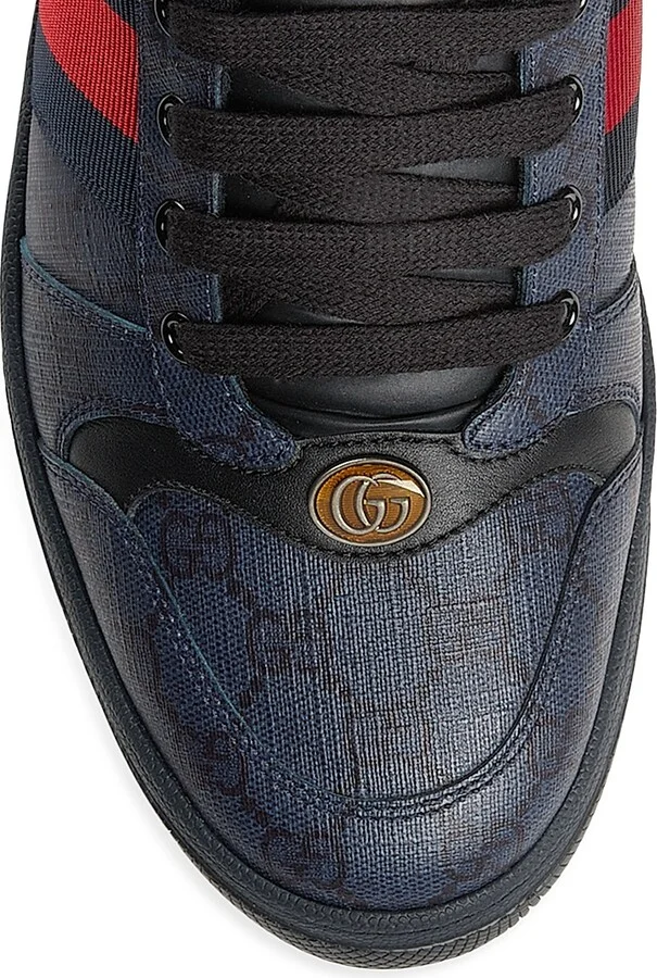 Men's GG Supreme Sneakers - Navy Multi - Size 9 - Image 4