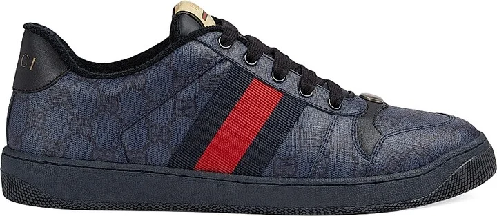 Men's GG Supreme Sneakers - Navy Multi - Size 9