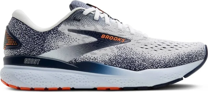 Men's Ghost 16 Running Shoes In White/peacoat/orange