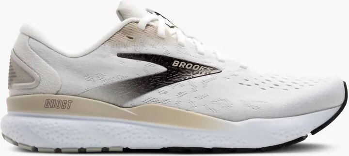Men's Ghost 16 Running Sneakers In White/pelican/oyster
