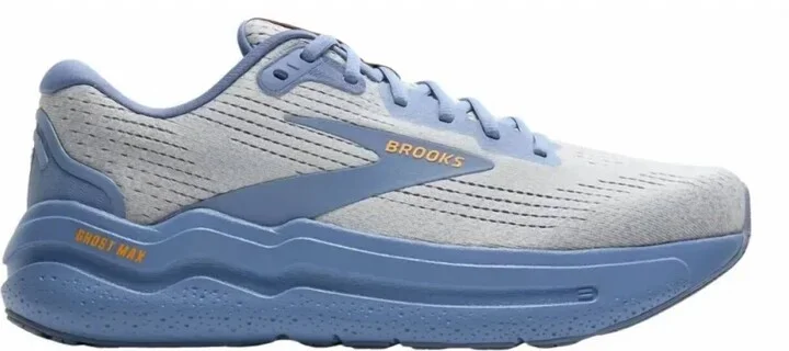 Men's Ghost Max 2 Running Shoes In Mushroom/blue/orange