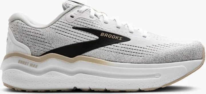 Men's Ghost Max 2 Running Shoes In White/pelican/oyster
