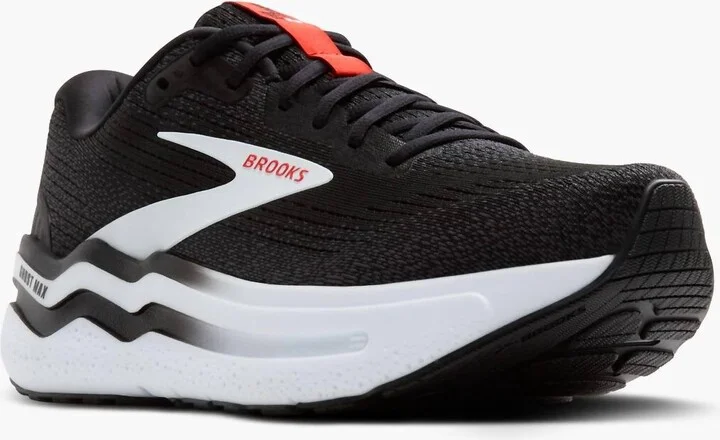 Men's Ghost Max 2 Shoes In 027 - Black/white/fiery Red