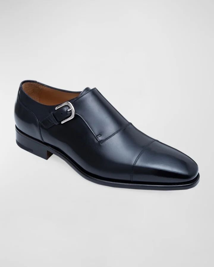 Men's Giordano Single-Monk Leather Shoes - Image 2