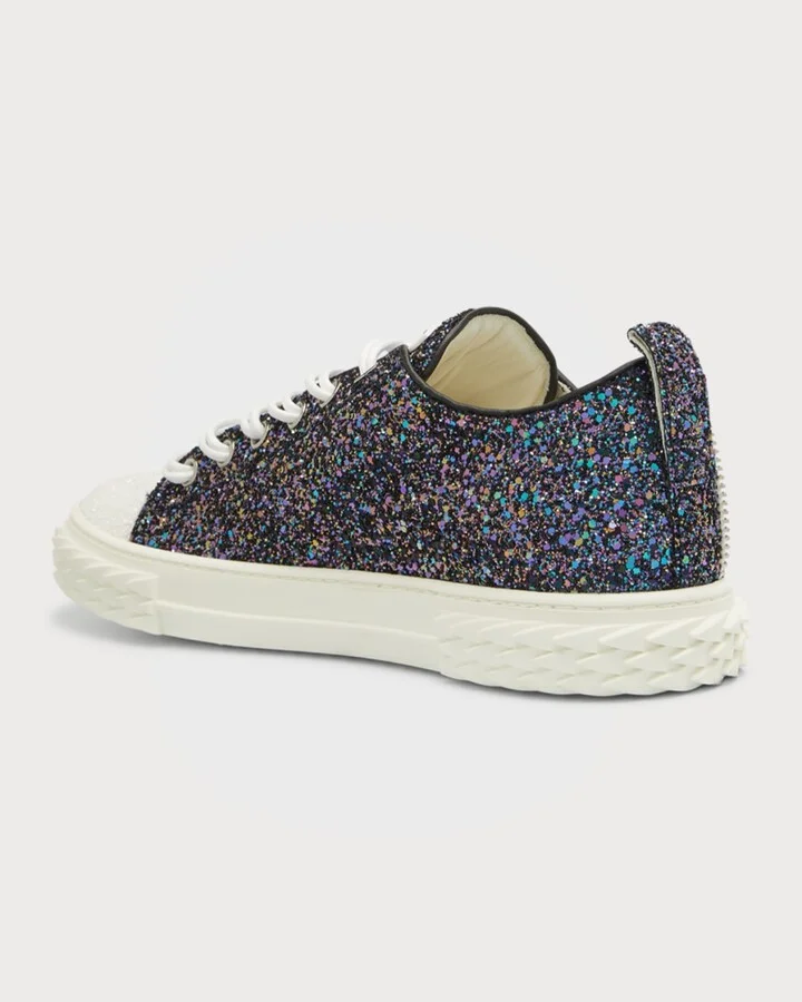 Men's Glitter Low-Top Sneakers - Image 2