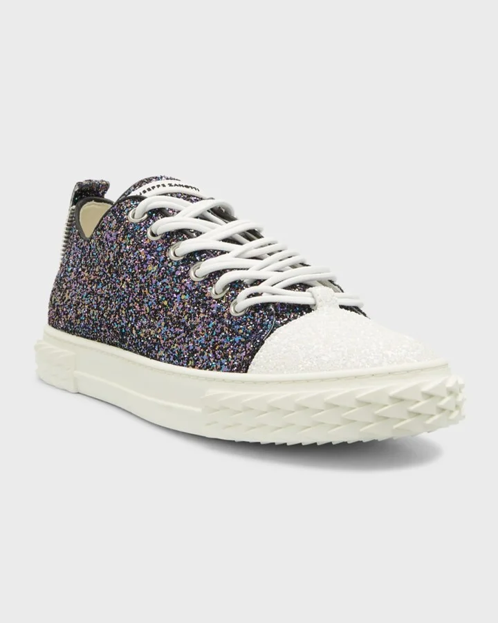 Men's Glitter Low-Top Sneakers - Image 3