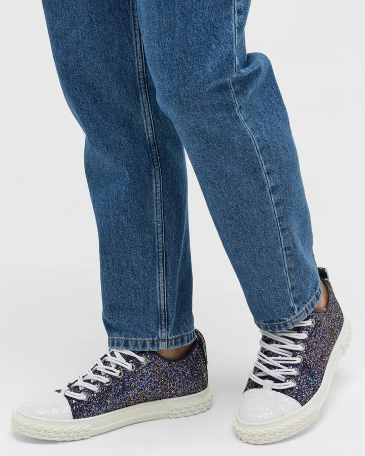 Men's Glitter Low-Top Sneakers - Image 5