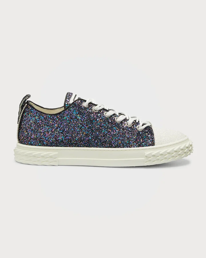 Men's Glitter Low-Top Sneakers