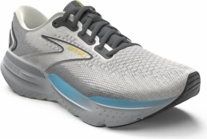 Men's Glycerin Gts 21 Sneaker In Coconut/forged Iron/yellow