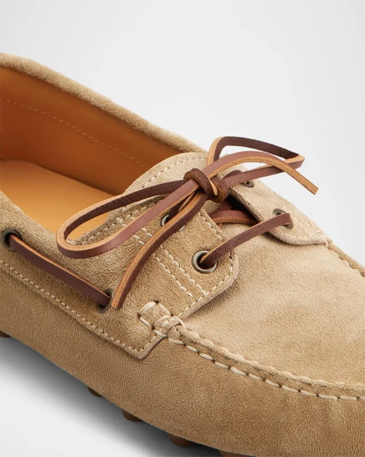 Men's Gommino Bubble Suede Boat Shoes - Image 2