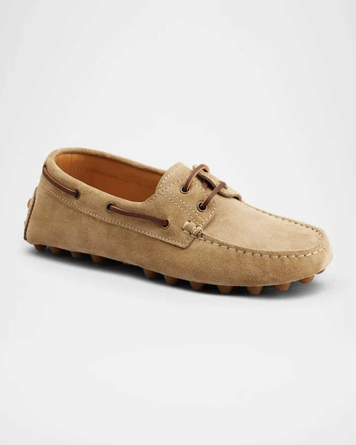 Men's Gommino Bubble Suede Boat Shoes - Image 5