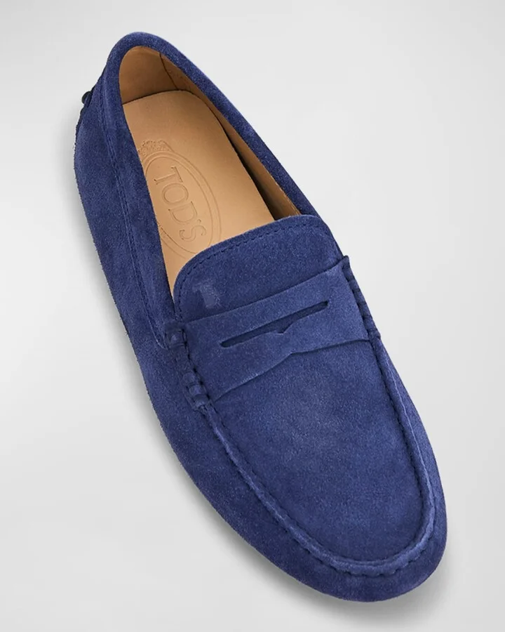 Men's Gommino Bubble Suede Moccasin Drivers - Image 4