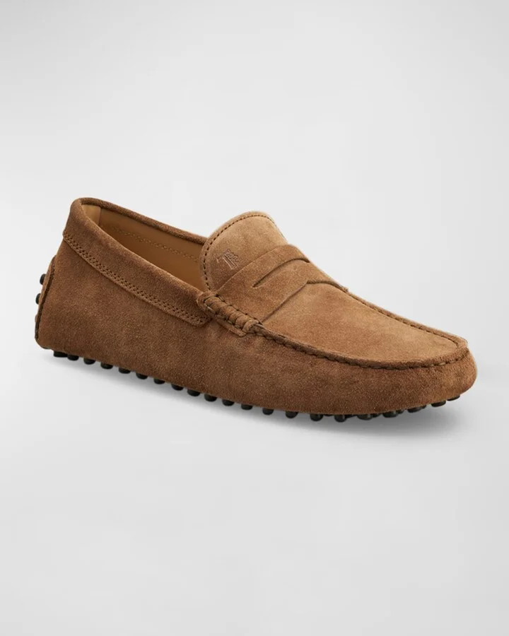 Men's Gommino Bubble Suede Moccasin Drivers - Image 10