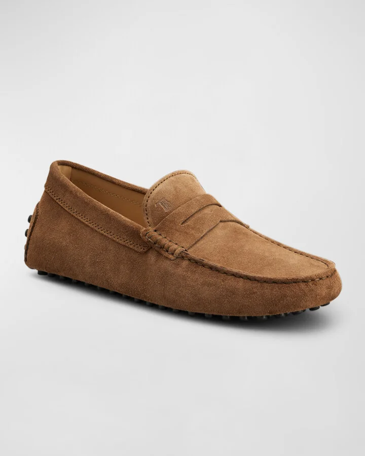 Men's Gommino Bubble Suede Moccasin Drivers - Image 11