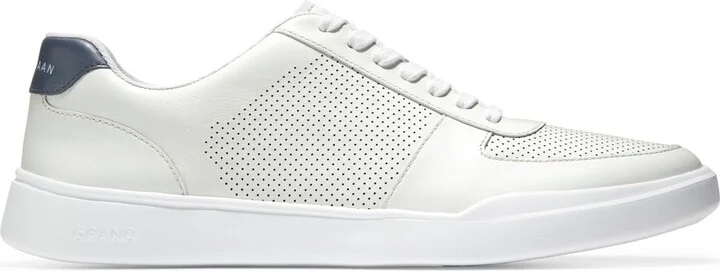 Men's Grand Crosscourt Modern Perf Sneaker - Optic White, Peacoat - Image 2