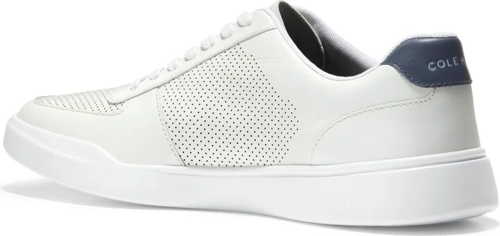 Men's Grand Crosscourt Modern Perf Sneaker - Optic White, Peacoat - Image 4