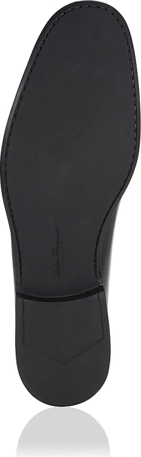 Men's Grandioso Gancini Bit Leather Loafers - Hickory - Size 7 - Image 5